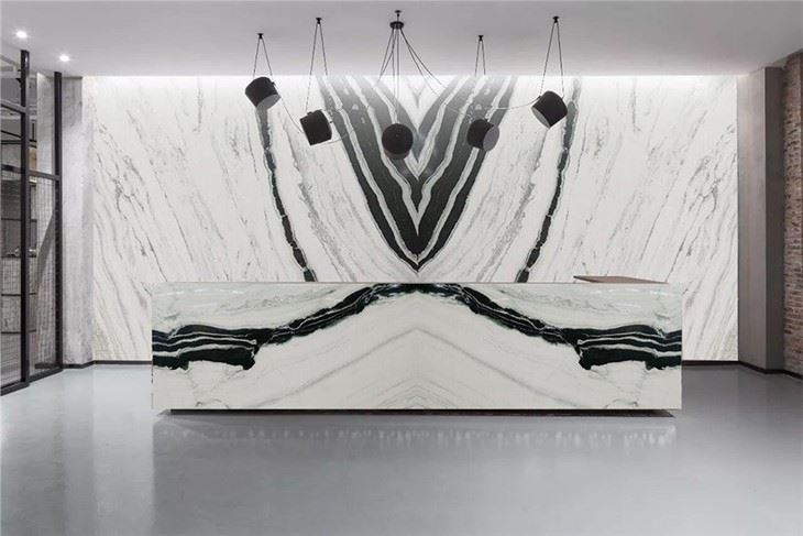 China Panda White Marble Counter