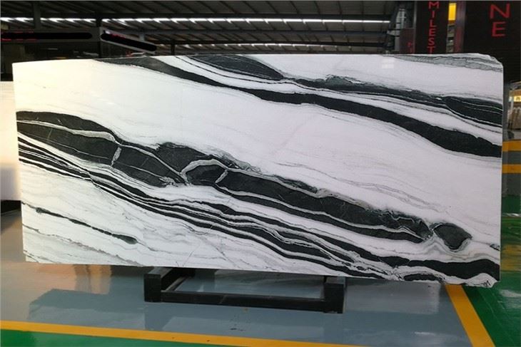 China Panda White Marble Slab