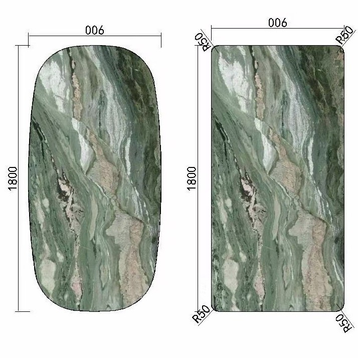 Tropical Green Marble Table Top